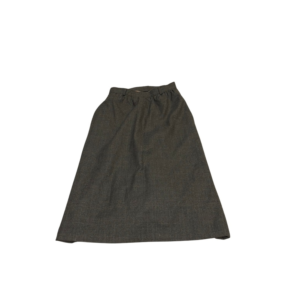Vintage 100% Wool Midi Women's Skirt